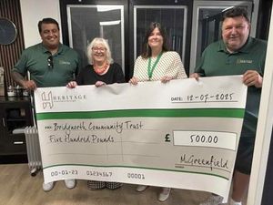 Supporting image for story: Bridgnorth firm thanked for generous food bank donation to support 'local families in need'