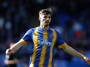 Supporting image for story: Matt Taylor discusses whether Shrewsbury Town could recall Tom Bloxham from Morecambe loan