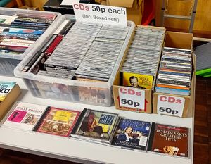 A selection of CDs - all at just 50p each.