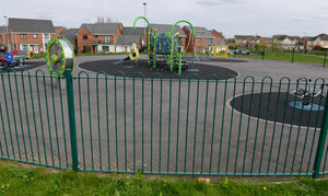 A playground on the Dukes Park estate off Constantine Way Bilston which residents want closed after lots of anti social behaviour