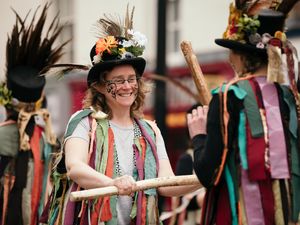 Supporting image for story: Morris dancing festival hits streets of Wellington - in pictures