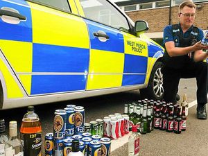 Supporting image for story: Oswestry police confiscate underage party booze