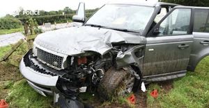 Francis' damaged Range Rover was found at the scene