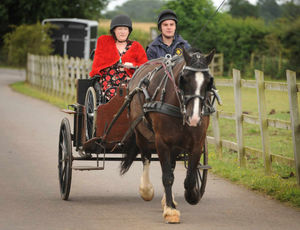 Julie Davies and Will Merrick