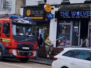 Supporting image for story: Four crews respond to fire at Wolverhampton chippy - with warning issued to public