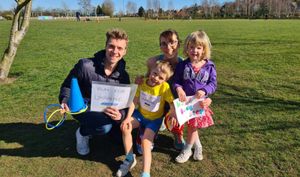Oscar with his family  