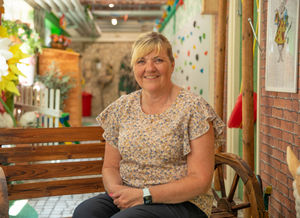 Colleen Green was recognised for her work feeding children's minds, as well as their stomachs