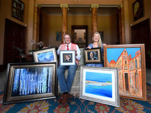 Supporting image for story: Doreen Tipton star Gill Jordan teams up with painting mentor for exhibition in stunning countryside setting