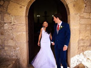 Supporting image for story: A happy couple at last - Oliver and Jen can live together in Shropshire after visa wait ends