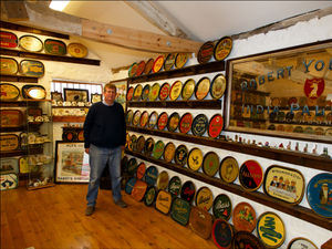 Supporting image for story: Richard's tray-mendous collection showcases breweries of the region