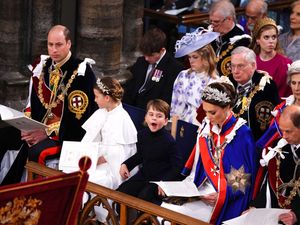 Supporting image for story: Prince Louis seen yawning and fidgeting during coronation service
