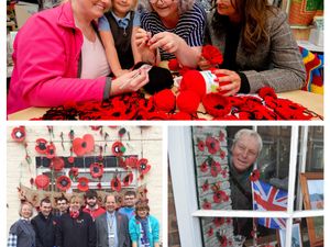 Supporting image for story: Looking back: 20 pictures of communities uniting across Shropshire to honour Remembrance Day as the latest Poppy Appeal is launched - see how many faces you can recognise