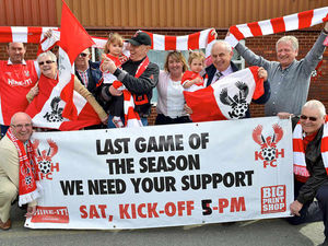 Supporting image for story: Town hits fever pitch for Kidderminster Harriers match