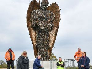 Supporting image for story: Shropshire's Knife Angel to resume its UK tour
