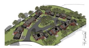 HiRu Renovations Ltd wanted to build more homes on the site of the former Horse & Hounds pub in Cruckton. Picture: HiRu Renovations Ltd