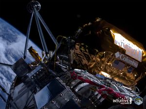 Supporting image for story: Odysseus spacecraft hours away from attempting Moon landing