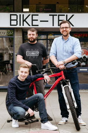 Ivan Prybuda is delighted with his new bike