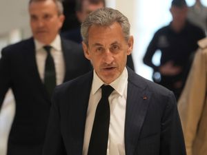 Nicolas Sarkozy arrives at court