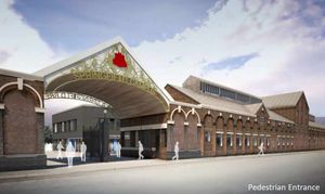 How the entrance to the campus will look