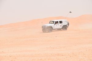 The journey over the Empty Quarter desert in Oman