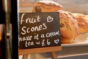 The cafe has a range of fresh baked goods
