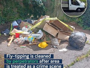 Supporting image for story: Fly-tippers return within a day to clean up illegally dumped waste in Walsall after it is declared a 'crime scene' 