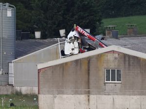 Supporting image for story: Two men killed in helicopter crash at Irish farm