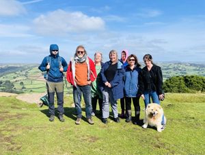 Members of Powys County Council’s mental health social work teams in Brecon and Ystradgynlais who support the Domino Group