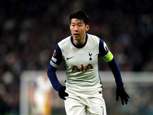 Tottenham's Son Heung-min in action
