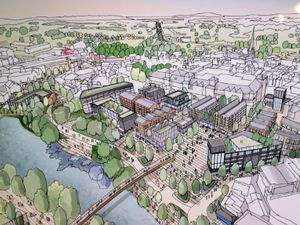 Supporting image for story: Bird's eye view of 'future of Shrewsbury'