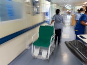 A busy hospital ward