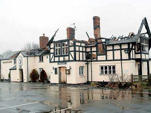 Supporting image for story: Plan to restore village pub to its former glory after fire