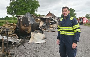 Telford Station Manager Craig Jackson at the scene