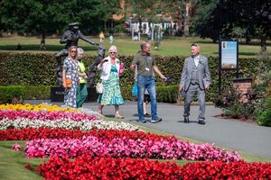 Judging in the park in August