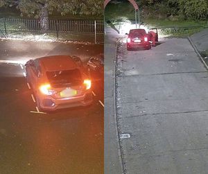 The litterers were caught on CCTV cameras in Walsall