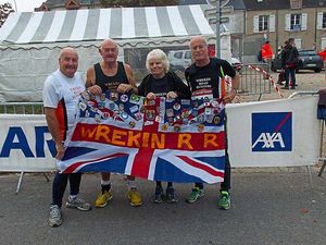 Supporting image for story: That's the spirit as Kathy toasts a double