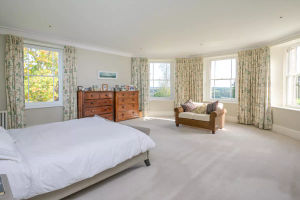 One of the luxury bedrooms