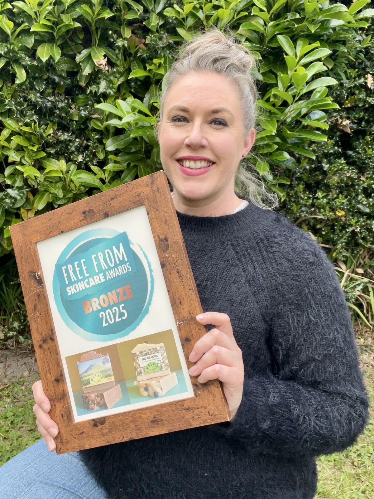 Wellington soap maker thrilled to be named a winner at European skincare awards