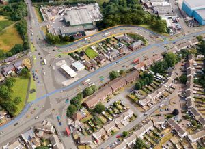 An artist's impression of the proposed work at Willenhall Road/Neachells Lane junction in Wolverhampton. Pic: City of Wolverhampton Council. Permission for reuse for all LDRS partners.