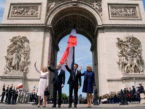 Supporting image for story: Macron hosts Biden for state visit as leaders try to move past trade tensions