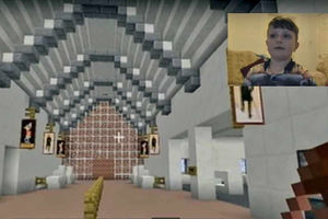 Supporting image for story: VIDEO: Jack, 8, puts Dudley's Black Country Living Museum on Minecraft map