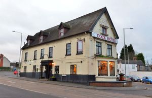 How the Cock Hotel used to look
