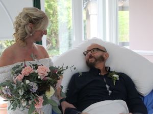 Supporting image for story: Stafford hospice pulls out all the stops to make patient’s wedding dream come true