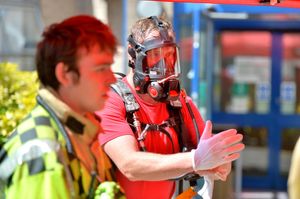 Royal Shrewsbury Hospital held a training exercise based on a major train crash