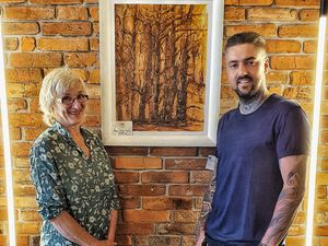 Supporting image for story: Artist uses more than 500 shots of coffee as part of charity painting challenge