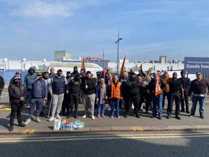 A strike took place at Wolverhampton's Jobcentre, where fed-up G4S staff vented their anger at the current wage structure offered to them