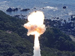 Supporting image for story: Japan’s first private rocket launch explodes shortly after take-off