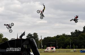 A stunning display from The Bolddog Lings Motorcycle Team.