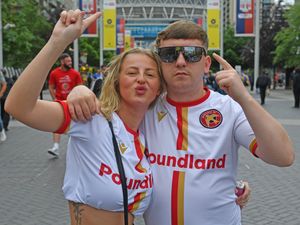 Supporting image for story: Recap - The highs and lows - Walsall FC fans at Wembley for Bank Holiday play-off against AFC Wimbledon ends in 1-0 loss