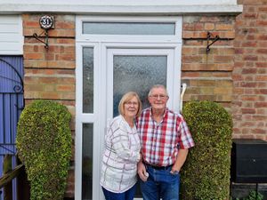 Supporting image for story: 'I saw her wearing white hot pants and I was sold': Couple to celebrate 50th wedding anniversary on the same Wolverhampton street where they met aged 11